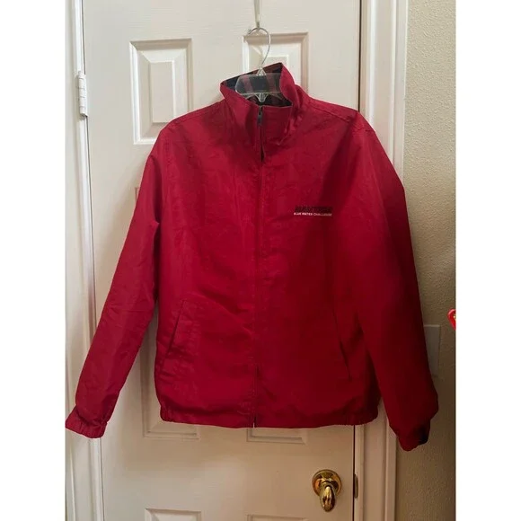 Nautica Blue Water Challenge Vintage 90’s Reversible Jacket Full Zip Size small - Picture 6 of 12